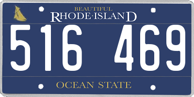 RI license plate 516469