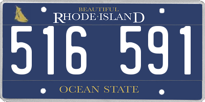 RI license plate 516591