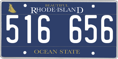 RI license plate 516656
