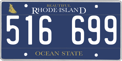 RI license plate 516699