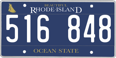 RI license plate 516848
