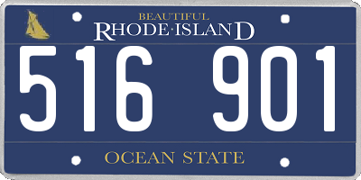 RI license plate 516901
