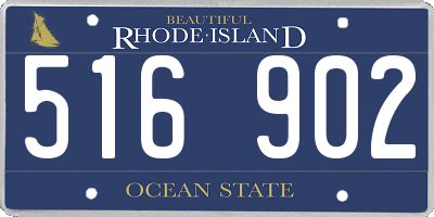 RI license plate 516902