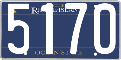 RI license plate 5170