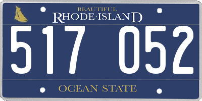 RI license plate 517052