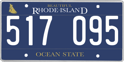 RI license plate 517095