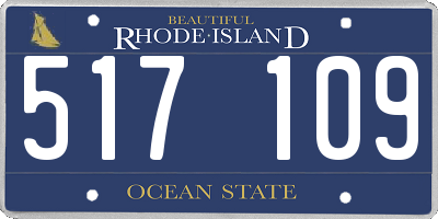 RI license plate 517109
