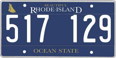 RI license plate 517129
