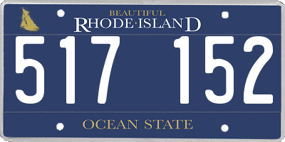 RI license plate 517152