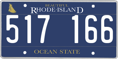 RI license plate 517166