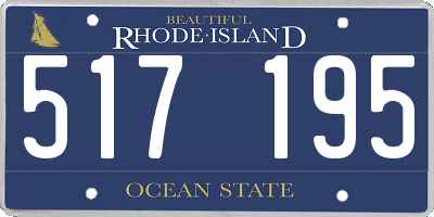 RI license plate 517195