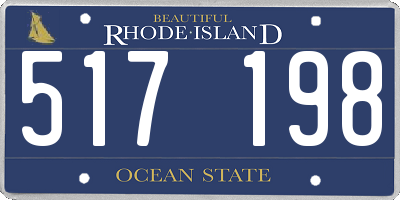 RI license plate 517198