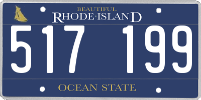 RI license plate 517199