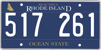 RI license plate 517261
