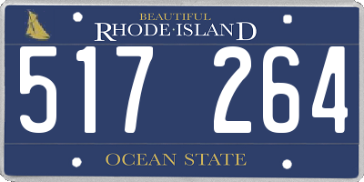 RI license plate 517264