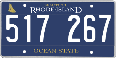 RI license plate 517267