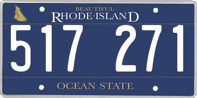 RI license plate 517271