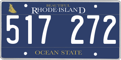 RI license plate 517272
