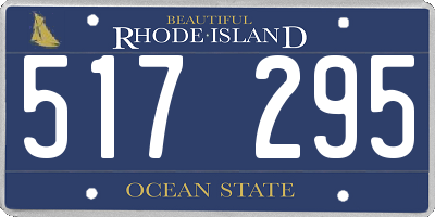 RI license plate 517295