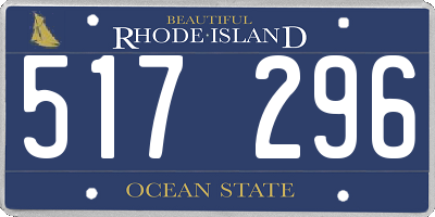 RI license plate 517296