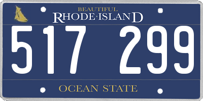 RI license plate 517299