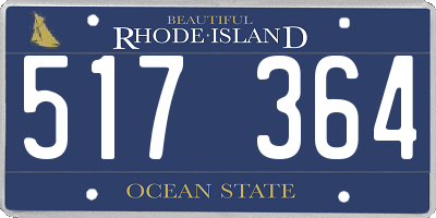 RI license plate 517364