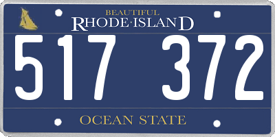 RI license plate 517372