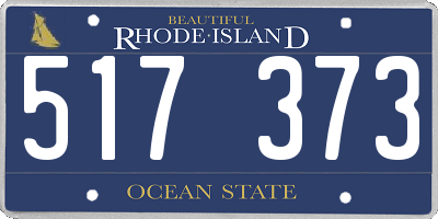 RI license plate 517373