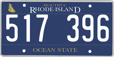 RI license plate 517396