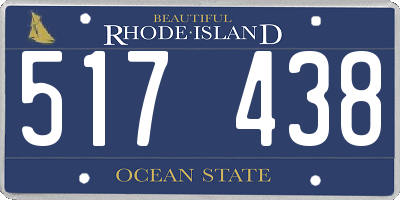 RI license plate 517438