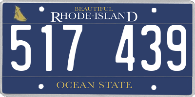 RI license plate 517439