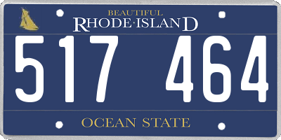 RI license plate 517464