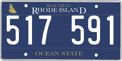 RI license plate 517591