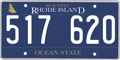 RI license plate 517620