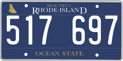 RI license plate 517697