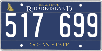 RI license plate 517699