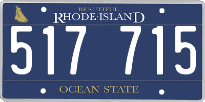 RI license plate 517715