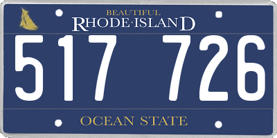 RI license plate 517726