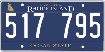 RI license plate 517795