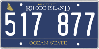 RI license plate 517877