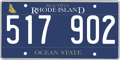 RI license plate 517902