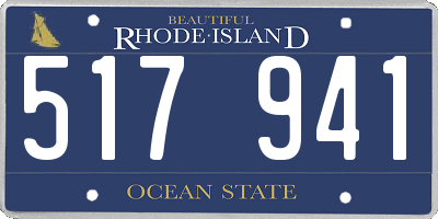 RI license plate 517941