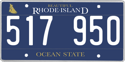 RI license plate 517950