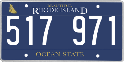 RI license plate 517971