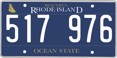 RI license plate 517976