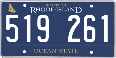 RI license plate 519261
