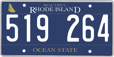 RI license plate 519264