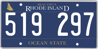 RI license plate 519297