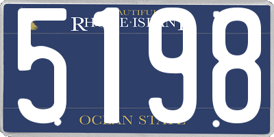 RI license plate 5198