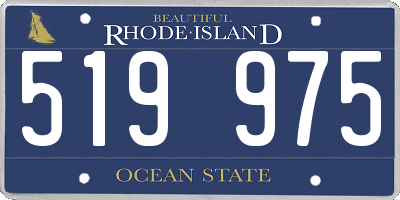 RI license plate 519975
